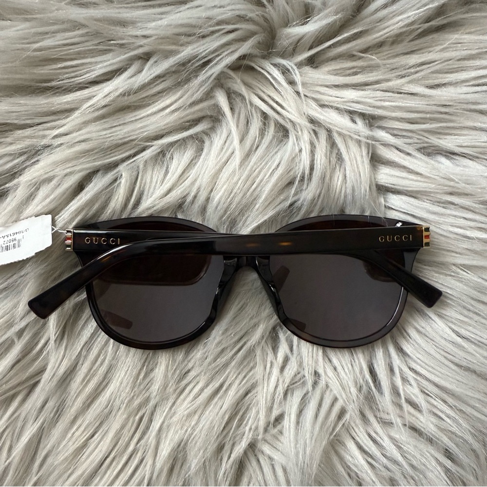 GUCCI GG0461SA Cat Eye Havana Tortoise Sunglasses NWT - Picture 4 of 13